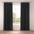 Curtains in Marlow Carbon by Belfield Home
