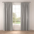 Curtains in Marriot Silver by Belfield Home