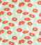 Poppy Pop Sage Poppy Fabric by Scion