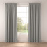 Curtains in Raffia Silver by Belfield Home