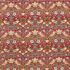 Strawberry Thief Velvet Crimson/Slate Fabric by Morris & Co