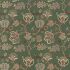 Theodosia Embroidery Bottle Green Fabric by Morris & Co