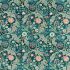 Wilhelmina Teal Fabric by Morris & Co
