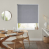 Dupion Silver Blackout Eve Electric Roller Blind