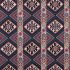 Dorothys Kilim Barbed Berry/Indigo Fabric by Morris & Co