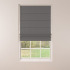 Roman Blind in Raffia Charcoal by Belfield Home