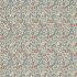 Sweet Briar Indigo/Red Fabric by Morris & Co
