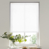 Voile White Electric Roman Blind