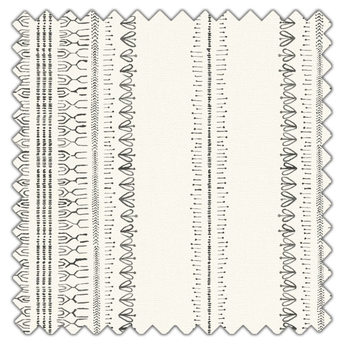 Swatch of Bodo Stripe Charcoal