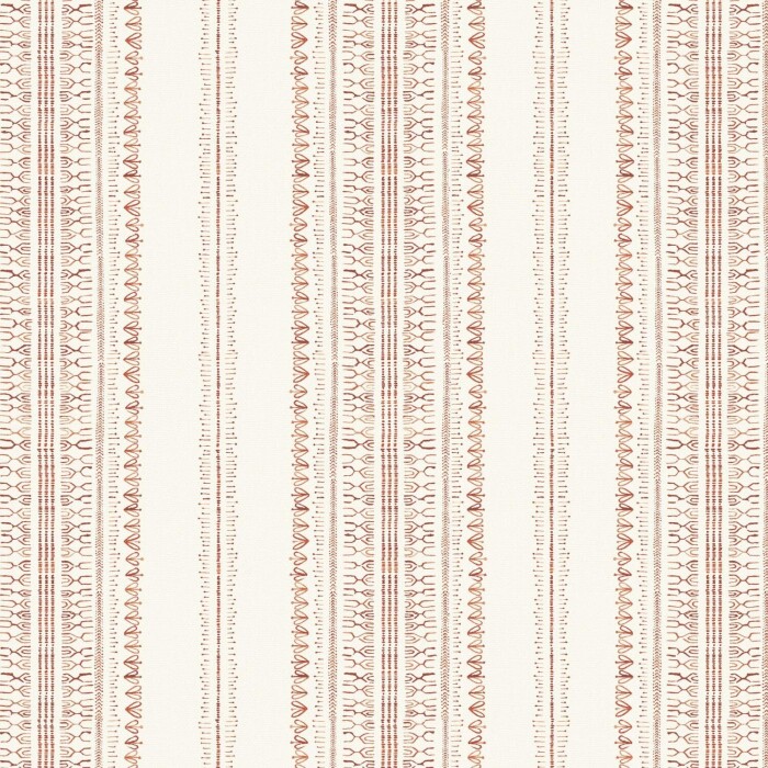 Bodo Stripe Ginger Fabric by The Pure Edit