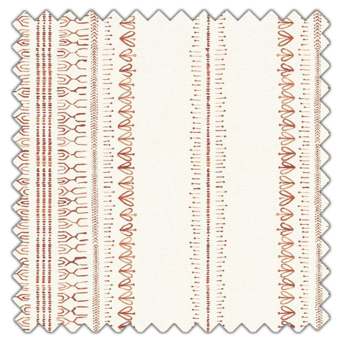 Swatch of Bodo Stripe Ginger