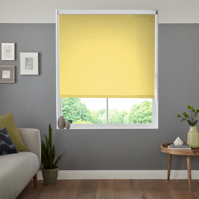Bravo Daffodil Blackout Roller Blind