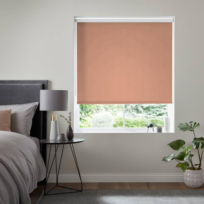 Bravo Peach Blackout Roller Blind