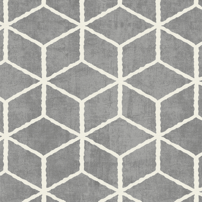 Norvik Bukhara Slate Blackout Fabric Sample