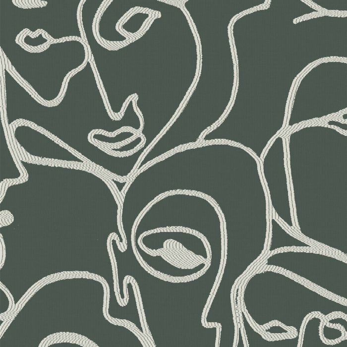 Cuba Forest Blackout Fabric Sample