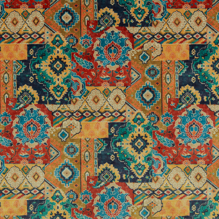 Chalet Rouge Fabric by iLiv