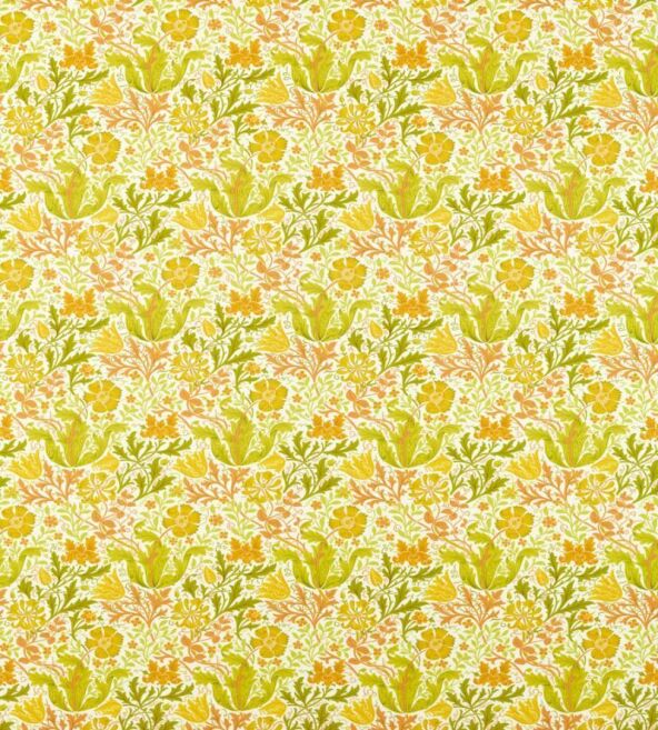 Compton Summer Yellow Fabric by Morris & Co