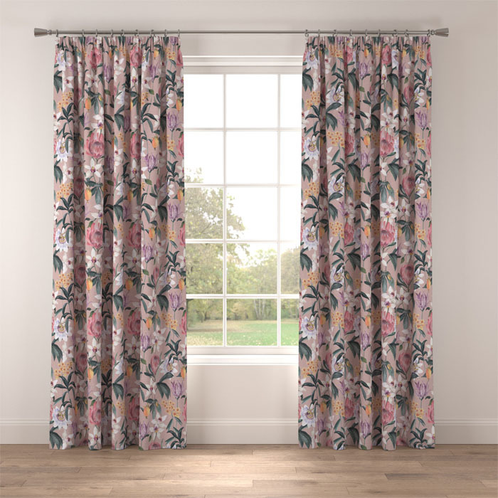 Curtains in Havana Blush by Belfield Home