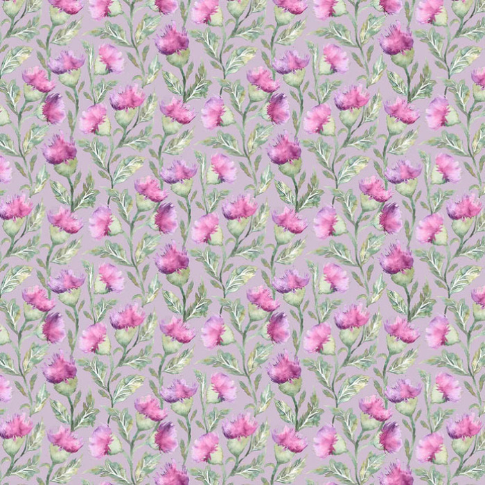 Hawick Mauve Fabric by Voyage