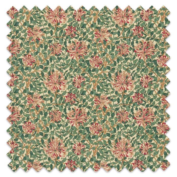 Swatch of Honeysuckle Cream/Wine