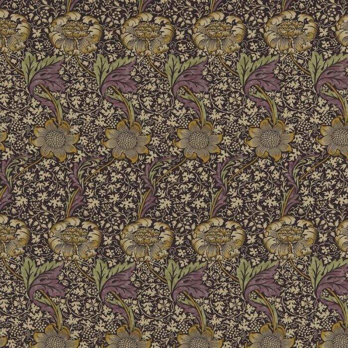 Kennet Grape/Gold Fabric by Morris & Co