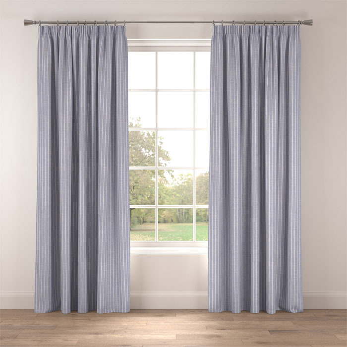 Curtains in Keswick Denim by Belfield Home