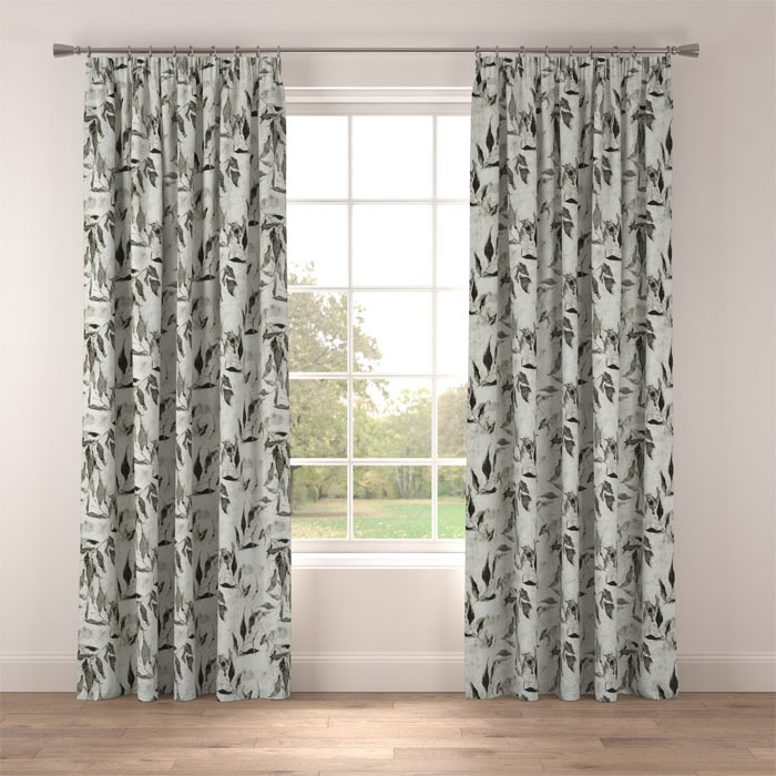 Curtains in Laurel Charcoal by Belfield Home