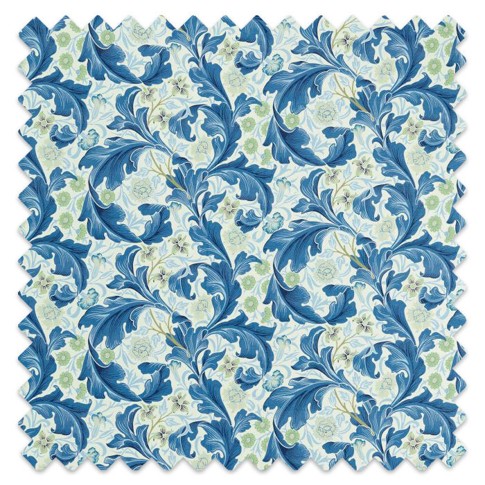 Swatch of Leicester Paradise Blue