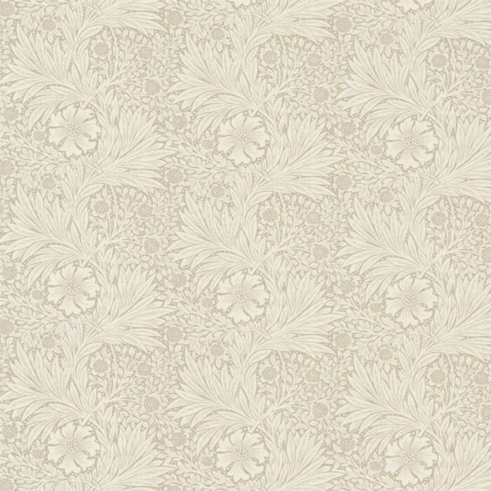 Marigold Linen/Ivory Fabric by Morris & Co