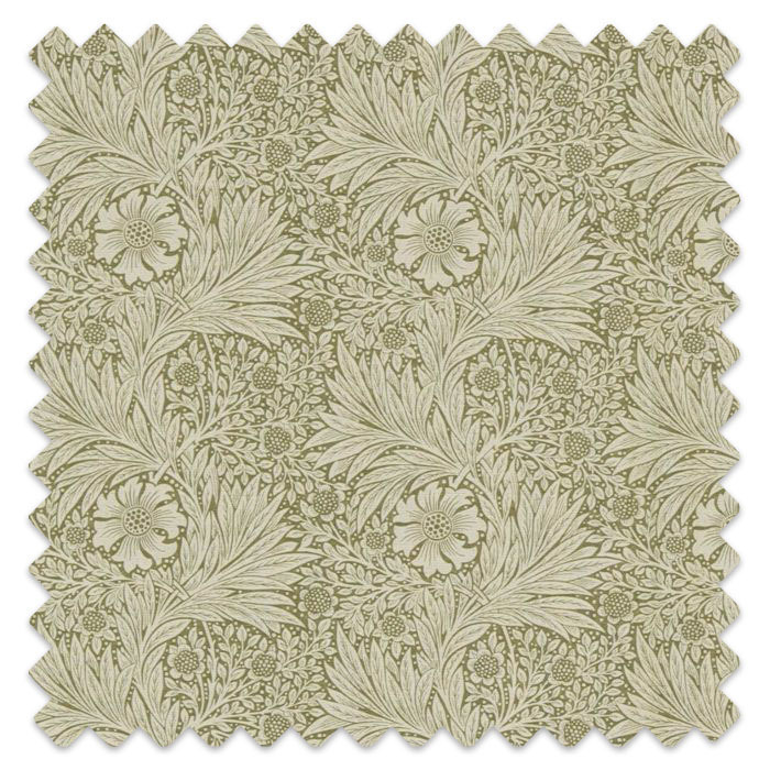 Swatch of Marigold Olive/Linen