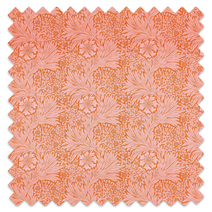 Swatch of Marigold Orange/Pink