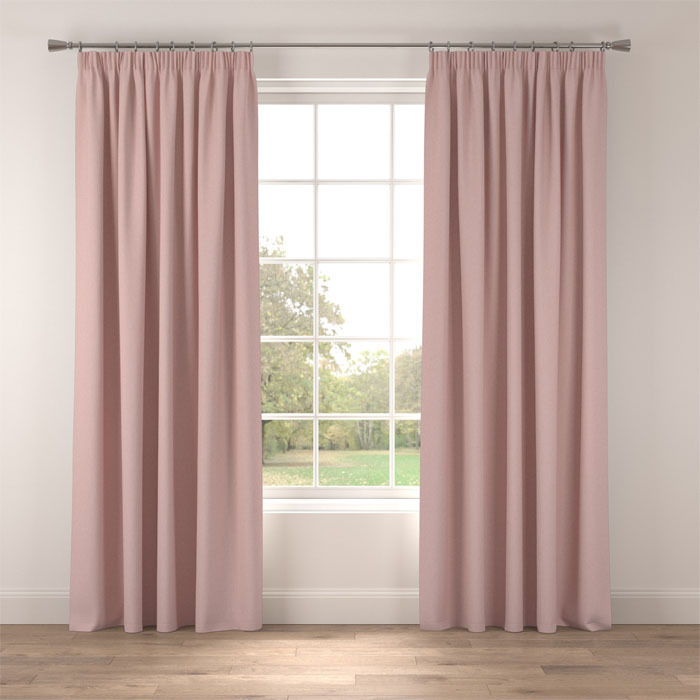 Curtains in Marlow Blush by Belfield Home