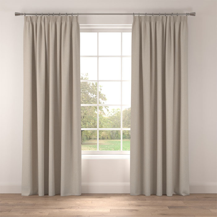 Curtains in Marlow Oyster by Belfield Home