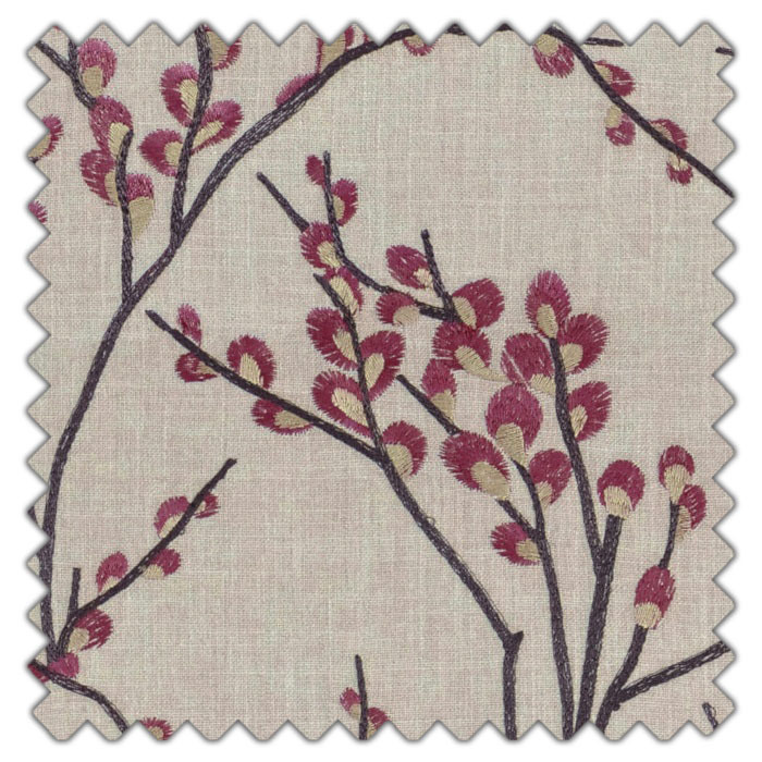 Swatch of Mila Berry by Belfield Home