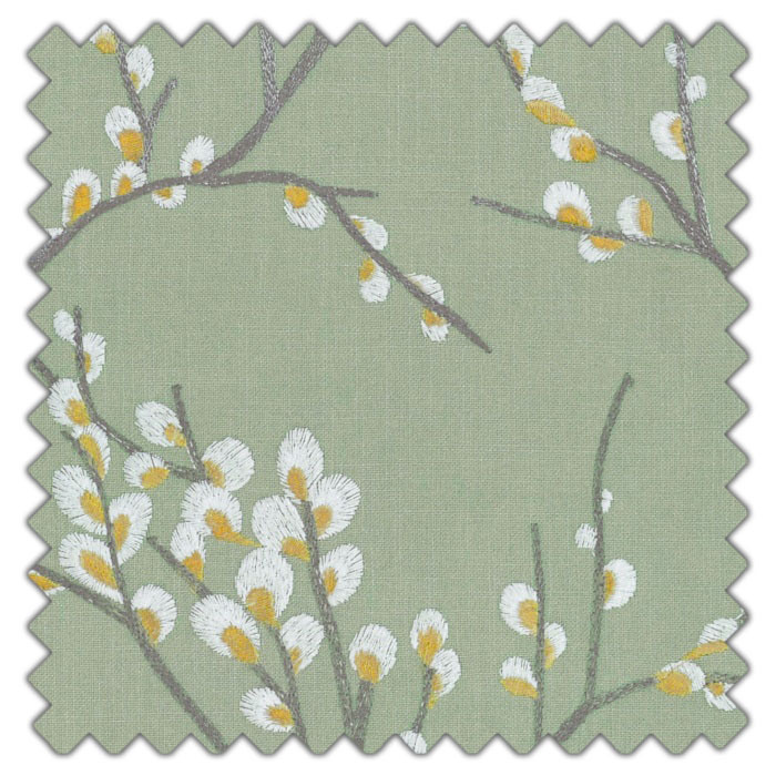 Swatch of Mila Sage by Belfield Home