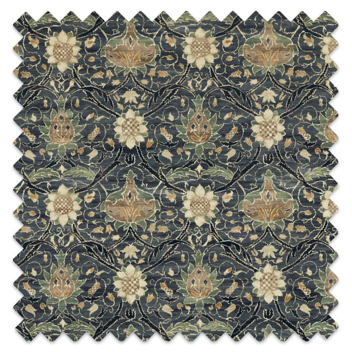 Swatch of Montreal Velvet Indigo/Slate