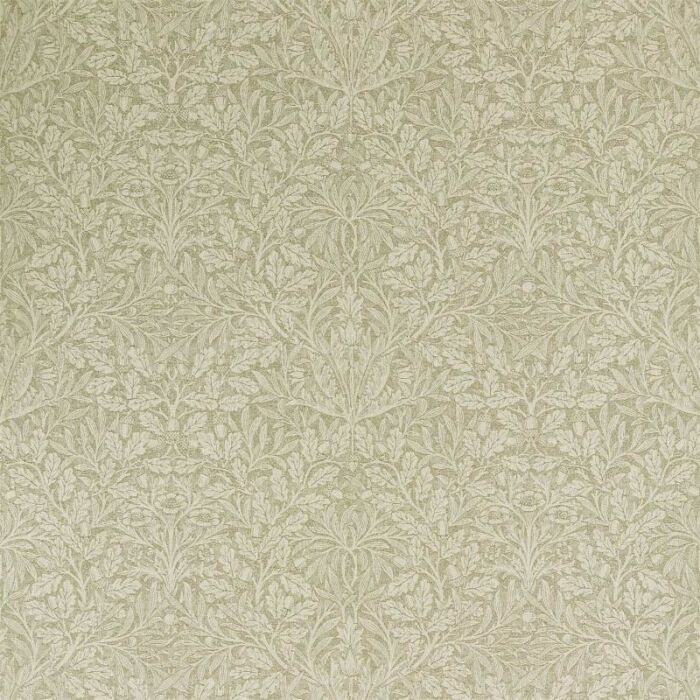 Morris Acorn Moss Fabric by Morris & Co