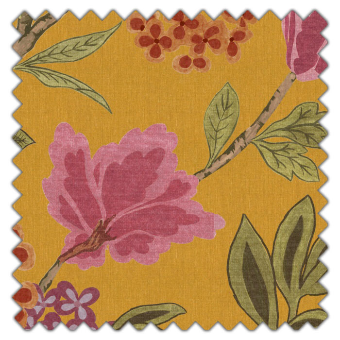 Swatch of Ophelia Ochre by Belfield Home