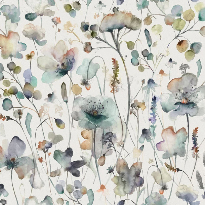 Pimelea Coral Cloud Cream Fabric by Voyage