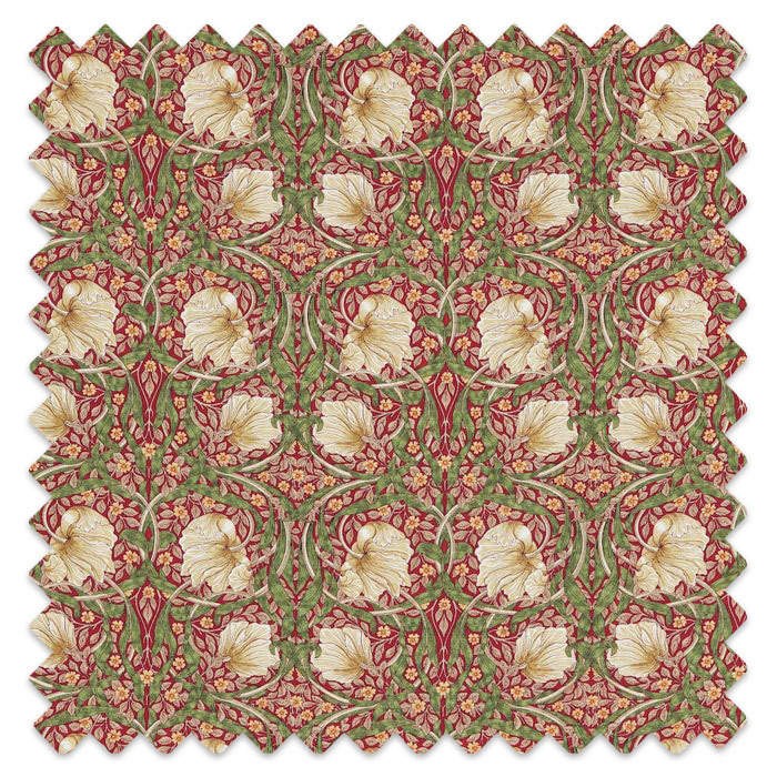 Swatch of Pimpernel Red/Thyme