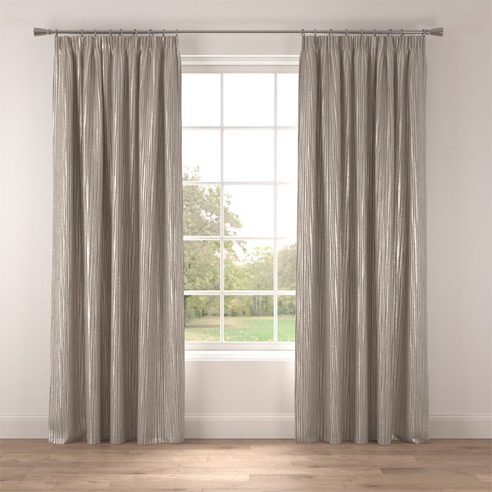 Curtains in Pisa Taupe by Belfield Home