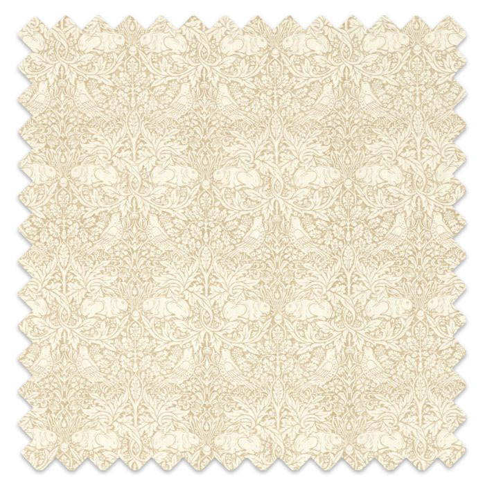 Swatch of Pure Brer Rabbit Print Flax