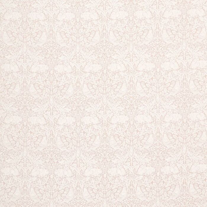 Pure Brer Rabbit Weave Faded Sea Pink Fabric by Morris & Co