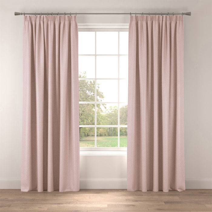 Curtains in Raffia Blush by Belfield Home