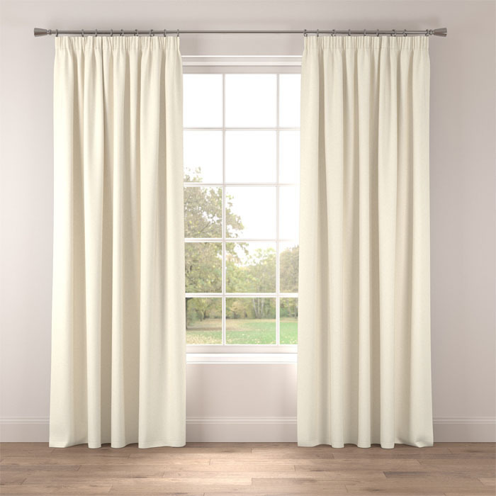 Curtains in Raffia Oyster by Belfield Home