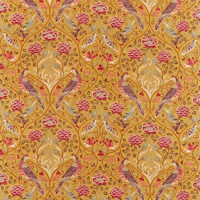 Seasons By May Saffron Fabric by Morris & Co