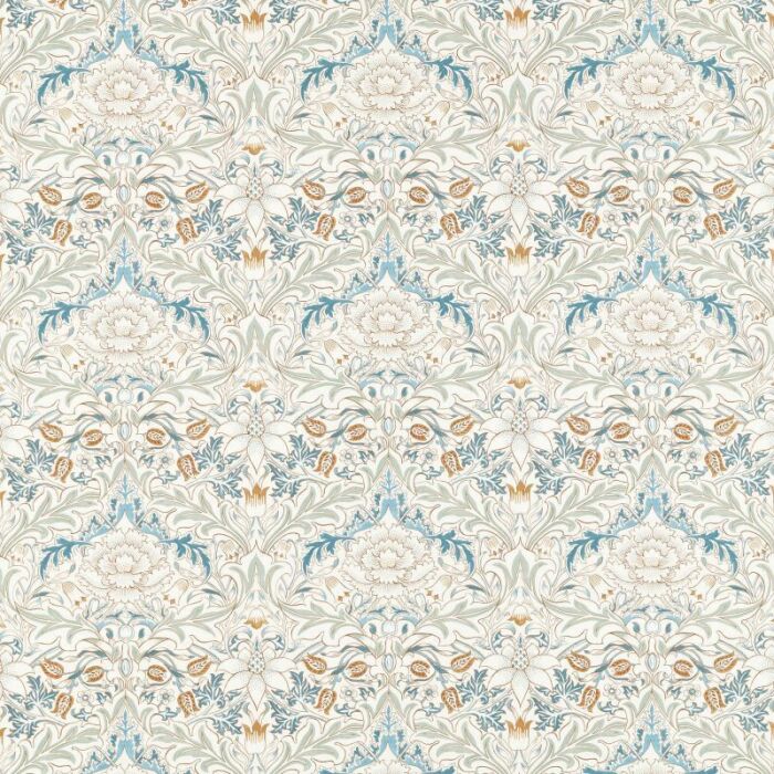 Simply Severn Bayleaf/Annatto Fabric by Morris & Co