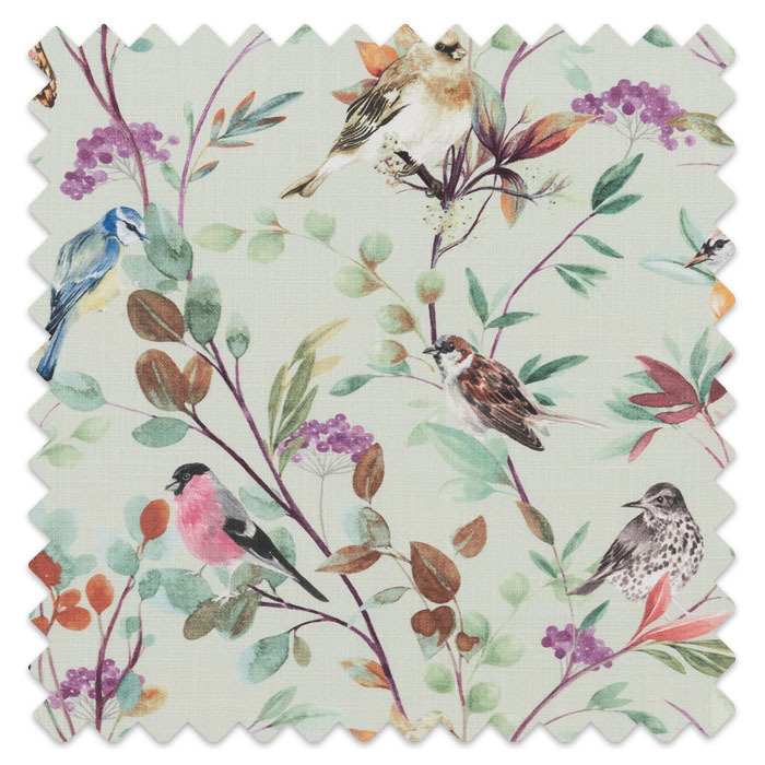 Swatch of Songbirds Berry