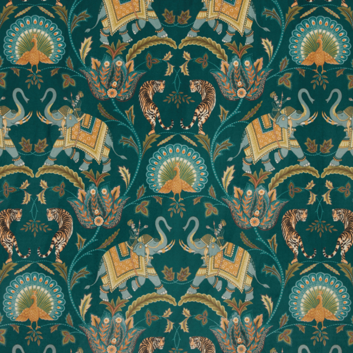 Sumatra Velvet Ocean Fabric by iLiv