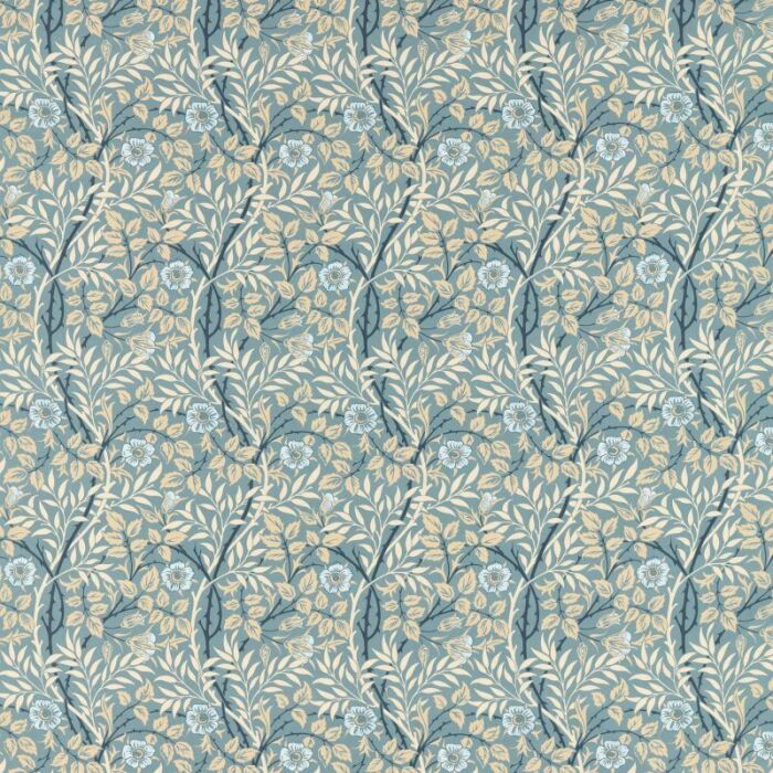 Sweet Briar Mineral/Linen Fabric by Morris & Co